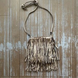 McFadin 100% Leather Fringe Mini Crossbody Purse Western Rodeo Southwestern